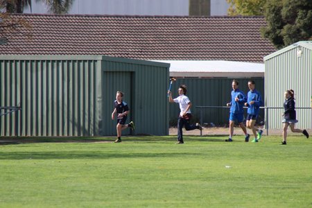 run benalla shepparton australia september enjoyed torch students their